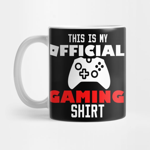 this is my official gaming shirt by Ghani Store